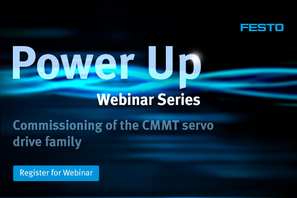 CMMT Servo Drive Family Webinar Banner