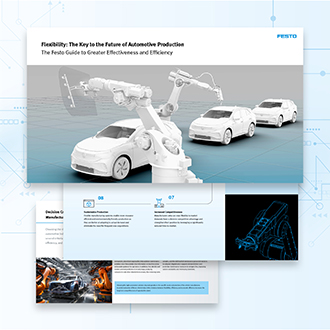 A woman and a man with an iPad in a professional setting