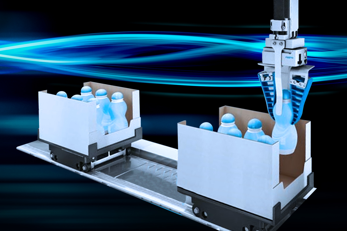 Food processing & packaging solutions using water bottles